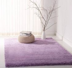 Modern Purple Geometric Home Rug